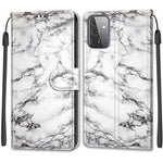 Custodia in pelle PU a vibrazione orizzontale con chiusura magnetica a disegno colorato di tensione con supporto e slot per schede, For Samsung Galaxy A72 5G