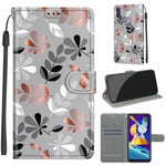 Custodia in pelle PU a vibrazione orizzontale con chiusura magnetica a disegno colorato di tensione con supporto e slot per schede, For Samsung Galaxy M11 / M11 EU Version