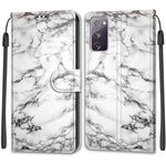 Custodia in pelle PU a vibrazione orizzontale con chiusura magnetica a disegno colorato di tensione con supporto e slot per schede, For Samsung Galaxy S20 FE 5G