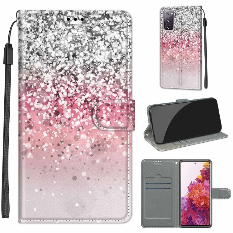 Custodia in pelle PU a vibrazione orizzontale con chiusura magnetica a disegno colorato di tensione con supporto e slot per schede, For Samsung Galaxy S20 FE 5G