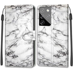 Custodia in pelle PU a vibrazione orizzontale con chiusura magnetica a disegno colorato di tensione con supporto e slot per schede, For Samsung Galaxy S21 Ultra 5G