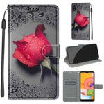 Custodia portafoglio in pelle PU con chiusura magnetica Galaxy A0