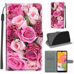 Custodia portafoglio in pelle PU con chiusura magnetica Galaxy A0