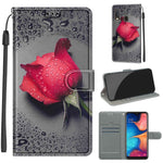 Custodia portafoglio in pelle PU con chiusura magnetica Galaxy A2
