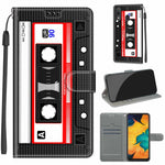 Custodia in pelle PU a vibrazione orizzontale con chiusura magnetica a disegno colorato di tensione con supporto e slot per schede, For Samsung Galaxy A30 / A20