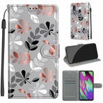 Custodia in pelle PU a vibrazione orizzontale con chiusura magnetica a disegno colorato di tensione con supporto e slot per schede, For Samsung Galaxy A40