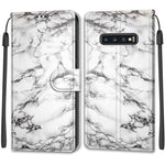 Custodia in pelle PU a vibrazione orizzontale con chiusura magnetica a disegno colorato di tensione con supporto e slot per schede, For Samsung Galaxy S10