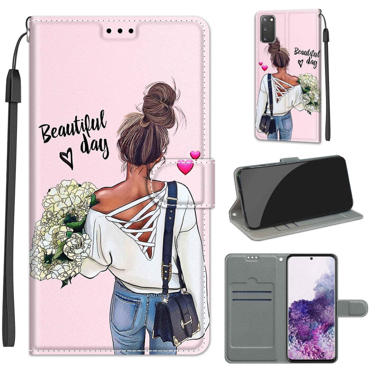 Custodia in pelle PU con chiusura magnetica per Galaxy S20