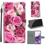 Custodia in pelle PU con chiusura magnetica per Galaxy S20