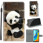 Custodia in pelle PU a vibrazione orizzontale con chiusura magnetica a disegno colorato di tensione con supporto e slot per schede, For Huawei P30 Lite