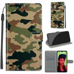 Custodia in pelle PU a vibrazione orizzontale con chiusura magnetica a disegno colorato di tensione con supporto e slot per schede, For Huawei P Smart+ 2019