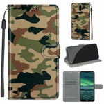 Custodia in pelle PU a vibrazione orizzontale con chiusura magnetica a disegno colorato di tensione con supporto e slot per schede, For Nokia 2.3