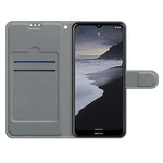Custodia in pelle PU a vibrazione orizzontale con chiusura magnetica a disegno colorato di tensione con supporto e slot per schede, For Nokia 2.4