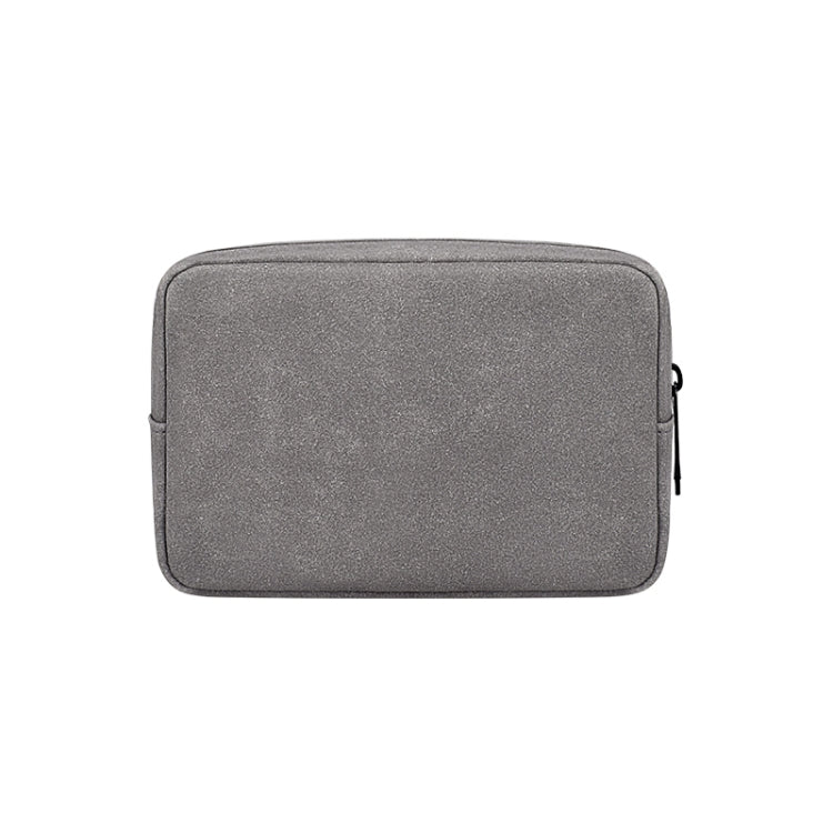 Borsa in pelle PU opaca per accessori digitali 17x12x6cm