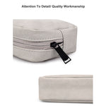 Borsa in pelle PU opaca per accessori digitali 17x12x6cm