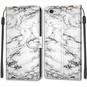 Custodia in pelle PU a vibrazione orizzontale con chiusura magnetica a disegno colorato di tensione con supporto e slot per schede, For iPhone 6s / 6