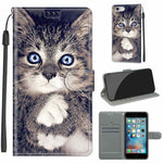 Custodia portafoglio in pelle PU con chiusura magnetica iPhone 6/