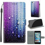 Custodia portafoglio in pelle PU con chiusura magnetica iPhone 6/