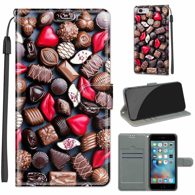 Custodia portafoglio in pelle PU con chiusura magnetica iPhone 6/