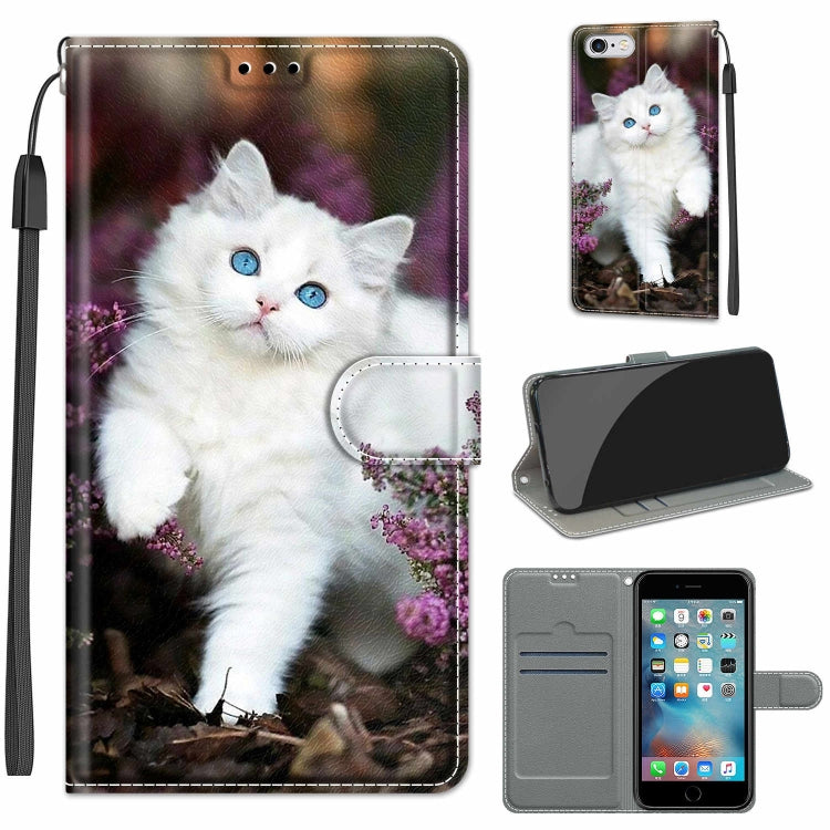 Custodia portafoglio in pelle PU con chiusura magnetica iPhone 6/