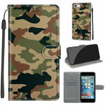 Custodia portafoglio in pelle PU con chiusura magnetica iPhone 6/