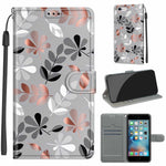 Custodia portafoglio in pelle PU con chiusura magnetica iPhone 6/