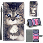 Custodia portafoglio in pelle PU con chiusura magnetica iPhone 11