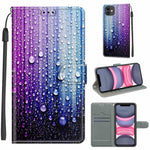 Custodia portafoglio in pelle PU con chiusura magnetica iPhone 11