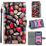 Custodia portafoglio in pelle PU con chiusura magnetica iPhone 11