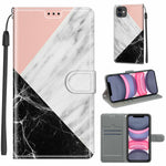 Custodia portafoglio in pelle PU con chiusura magnetica iPhone 11