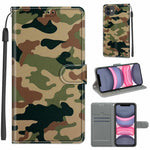 Custodia portafoglio in pelle PU con chiusura magnetica iPhone 11