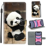 Custodia portafoglio in pelle PU con chiusura magnetica iPhone 11