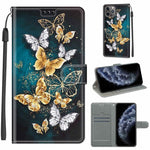 Custodia portafoglio in pelle PU con chiusura magnetica per iPhon