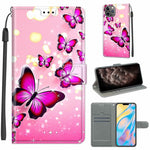 Custodia portafoglio in pelle PU con chiusura magnetica per iPhon