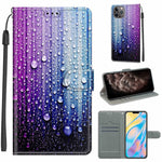 Custodia portafoglio in pelle PU con chiusura magnetica per iPhon