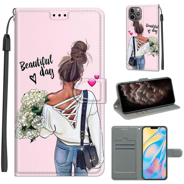 Custodia portafoglio in pelle PU con chiusura magnetica per iPhon