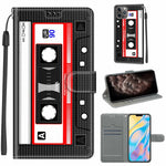 Custodia portafoglio in pelle PU con chiusura magnetica per iPhon