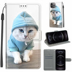 Custodia portafoglio in pelle PU con chiusura magnetica per iPhon