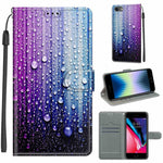 Custodia portafoglio in pelle PU con chiusura magnetica per iPhon