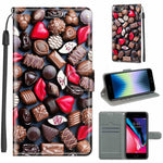 Custodia portafoglio in pelle PU con chiusura magnetica per iPhon