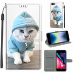 Custodia portafoglio in pelle PU con chiusura magnetica per iPhon