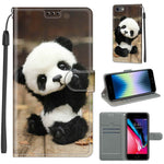 Custodia portafoglio in pelle PU con chiusura magnetica per iPhon