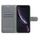 Custodia in pelle PU con chiusura magnetica per iPhone XR