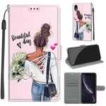 Custodia in pelle PU con chiusura magnetica per iPhone XR