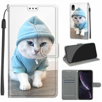 Custodia in pelle PU con chiusura magnetica per iPhone XR