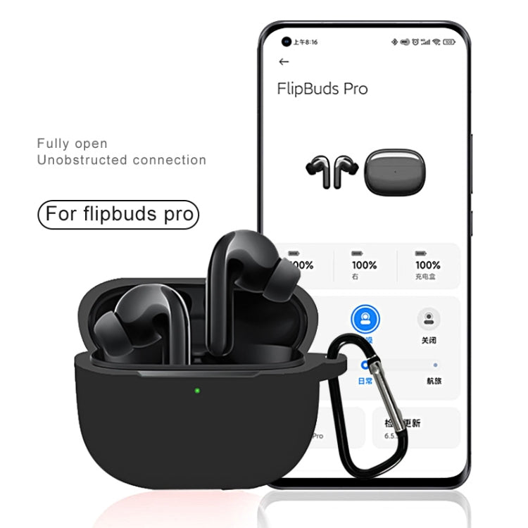 Per Xiaomi FlipBuds Pro Custodia protettiva in silicone liquido a copertura totale