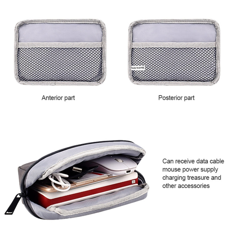 Borsa portatile in pelle di montone 17x12x6 cm