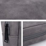 Borsa portatile in pelle di montone 17x12x6 cm