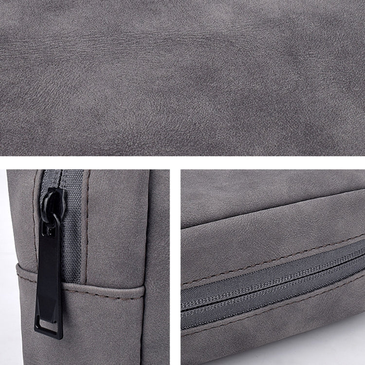 Borsa portatile in pelle di montone 17x12x6 cm