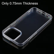 Custodia protettiva morbida in TPU trasparente ultrasottile da 0,75 mm, For iPhone 13 Pro, For iPhone 13 Pro Max
